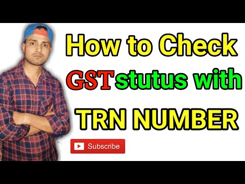 TRN Number Se GST Stutus  Kaise Check Kare | How to Track GST by ARN & TRN IN HINDI