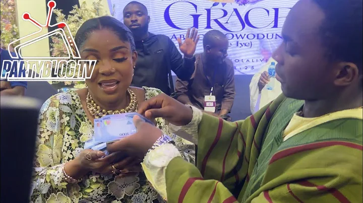 SEE HOW JUWON GENTRY MERCY AIGBE’s SON MAKE MONEY RAIN ON IYABO OJO ….. 