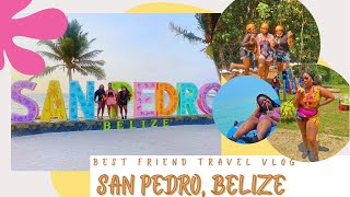 San Pedro Belize | BFF Travel VLOG + Water Park, Zip Lining & Cave Tubing During COVID 19