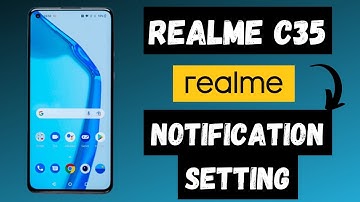 Realme C35 Notification Setting || Manage Apps Notification