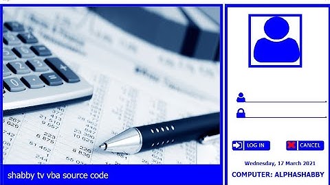 ANIMATED LOG IN FORM IN EXCEL VBA(FREE DOWNLOAD)