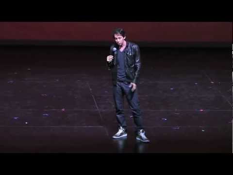 ⁣max amini's hilarious farsi stand-up at ucla
