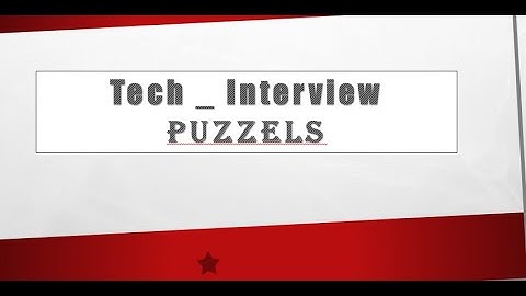 technical interview puzzles (Gold Puzzles)