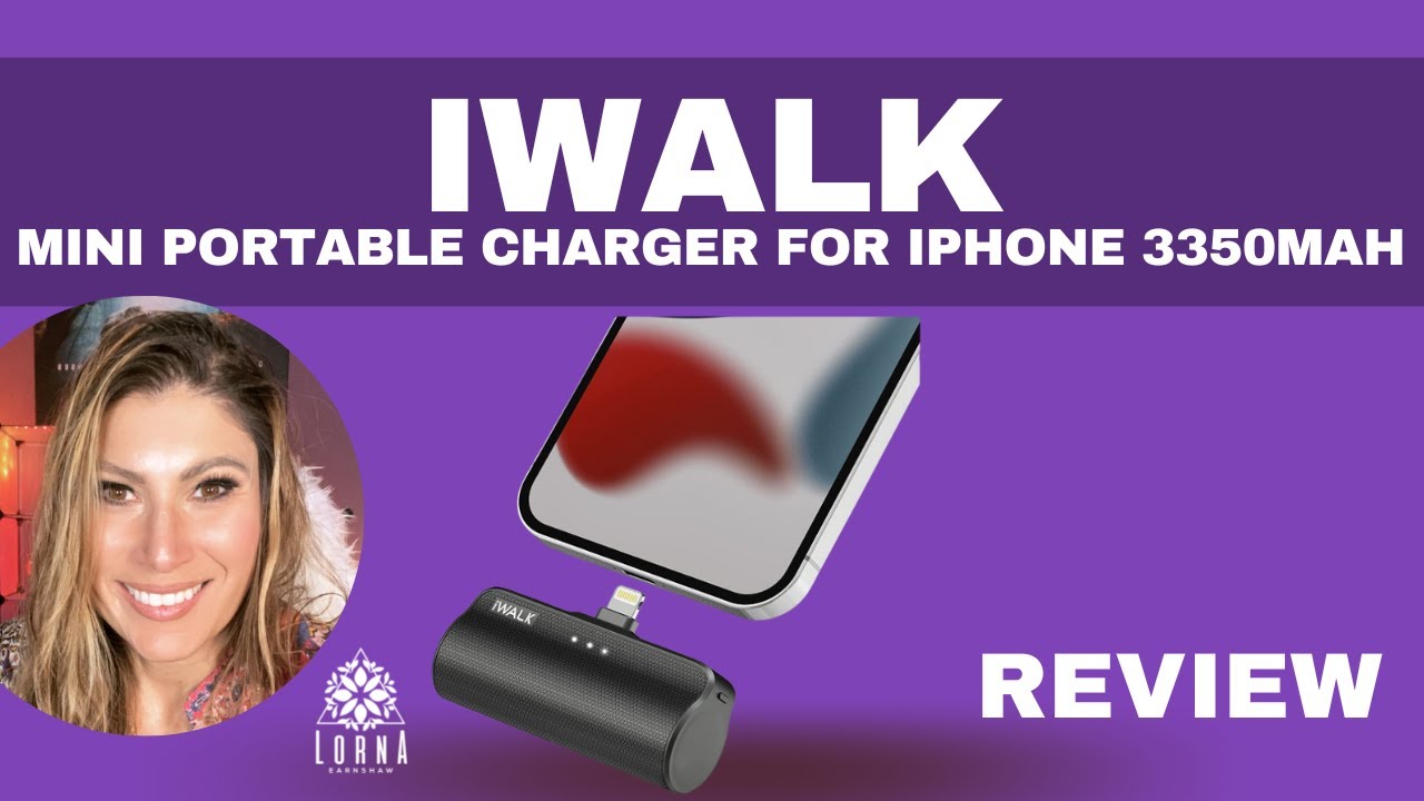  iWALK Mini Portable Charger for iPhone with Built in Cable,  3350mAh Ultra-Compact Power Bank Small Battery Pack Charger Compatible with  iPhone 14/13/13 Pro/12/12 Pro/11/XR/XS/X/8/7/6,Black : Cell Phones &  Accessories
