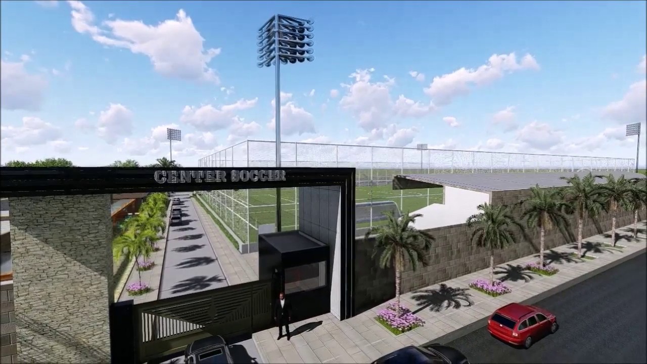 PROJETO CENTER SOCCER - www.decoraworldbh.com - Quadra de futebol oficial e society