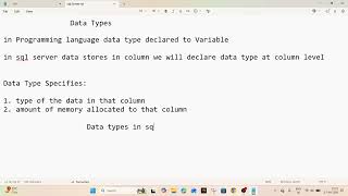 SQL Server Data Types Explained | Beginner to Pro | Class 2 | @ShivYadavLearn