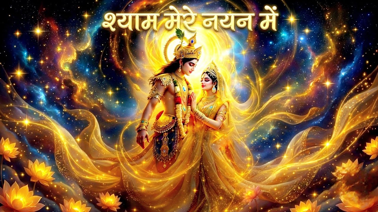 Sham Mere Nayan May ||  Radhe Krishna love Song  