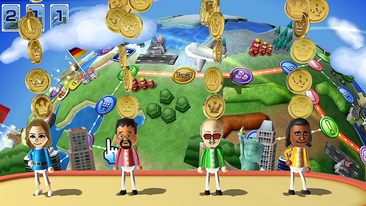 Wii Party Globe Trot gameplay | Expert com | Molina Vs Ketaro Vs Martin Vs David | AlexGamingTV