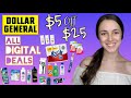 $5 off $25 All Digital Scenarios -  Less Than $1 Per Item!! (Dollar General Couponing)