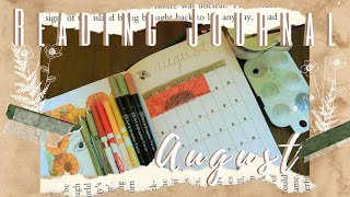 August Reading Journal Set Up | Plan With Me 2020