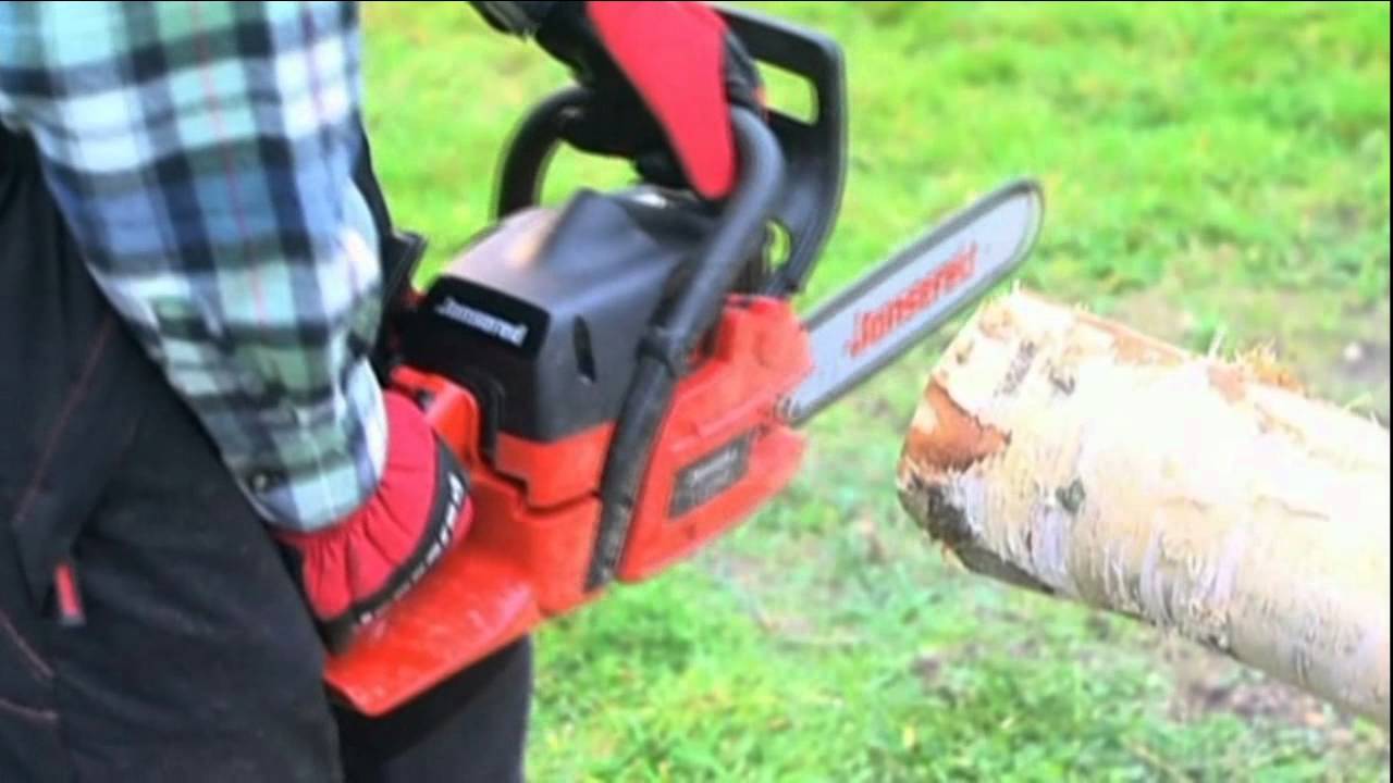 2 of 7 Handling your Jonsered Chain Saw YouTube
