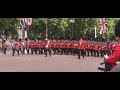 Trooping the Colour 2017; Guards parading and Flypast