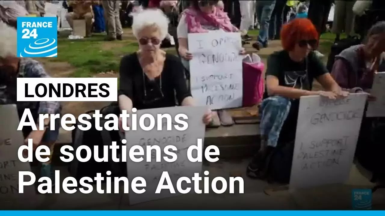Plus de 400 arrestations à Londres lors d'un rassemblement de soutien à Palestine Action