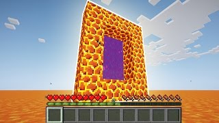 ПОРТАЛ В МИР ИЗ ЛАВЫ В МАЙНКРАФТ / КАК СДЕЛАТЬ? (НОВОЕ ИЗМЕРЕНИЕ) MINECRAFT PORTAL LAVA