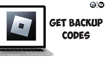 How To Get Roblox Backup Codes For 2 Step Verification