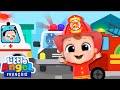 Apprendre les métiers - Policier, Docteur, Pompier - Comptines pour Bébé | Little Angel Français