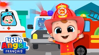 Apprendre les métiers - Policier, Docteur, Pompier - Comptines pour Bébé | Little Angel Français