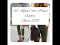 20+ The Cool and Chic Khaki Color Pants April Outfits.|Anna Sakhno Channel.|Spring Fashion 2019.