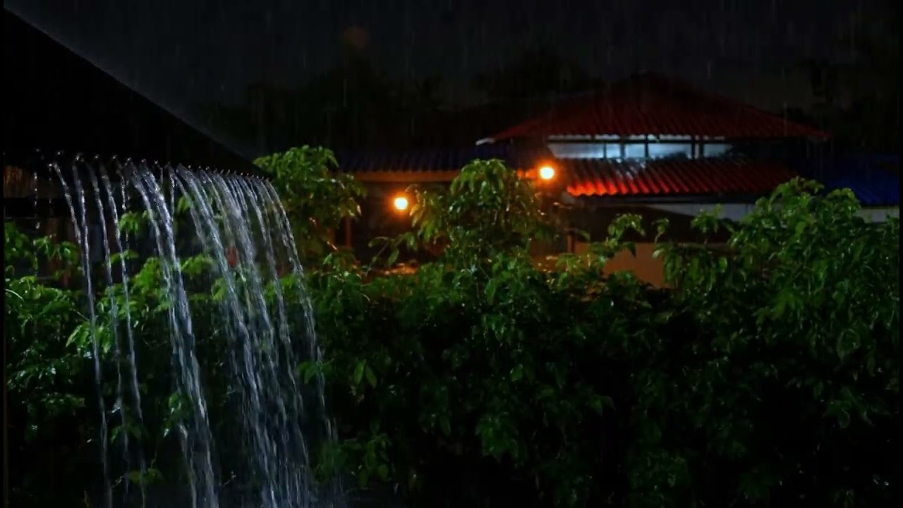 Sleep Soundly in 5 Minutes with Pouring Rain & Thunder on Fragile Tin Roof in Deserted Rural