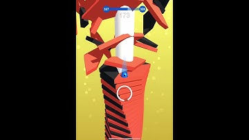 Stack Ball 3D Level 327 Gameplay (iOS,Andriod) #shorts