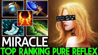MIRACLE [Lina] Top 1 Ranking Pure Reflex What a Play Dota 2