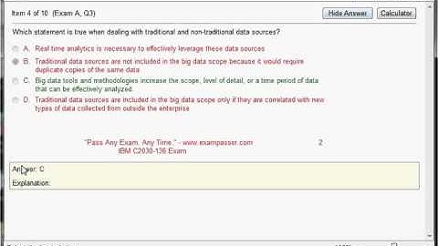 C2030-136 Foundations of IBM Big Data & Analytics Architecture V1