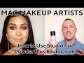 How to Use MAC Studio Fix Powder Plus Foundation | Alicia & Mike | MAC Makeup Artists