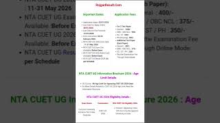 NTA CUET UG Registration Form 2026 #shorts #viral #ntacuet