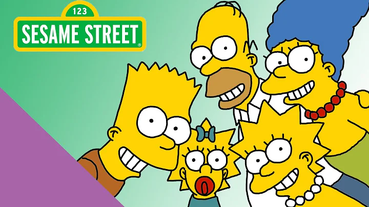 The Simpsons on Sesame Street (RARE CAMEO 1990)