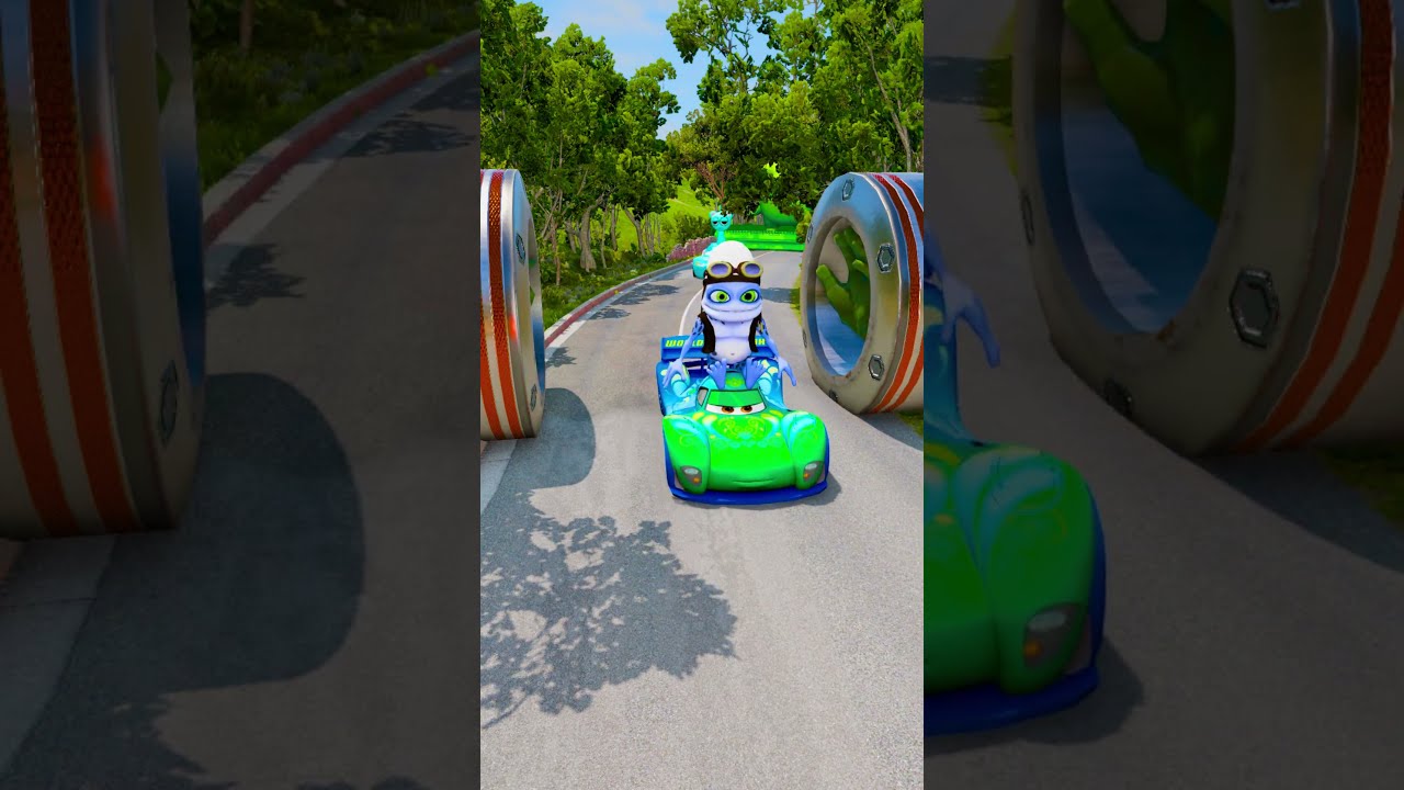 Skibidi Toilets Funny Cars Against Bollard Hulk Hands Trap BeamNG Drive 2