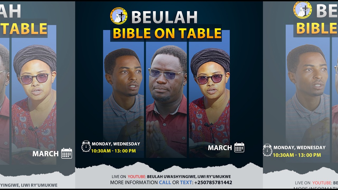 BIBLE ON TABLE: IBINTU BYO KUGIRA ABABYEYI BO MU MWUKA BYAVUYE HE? ESE WOWE UGIRA DADY CG MAMY?