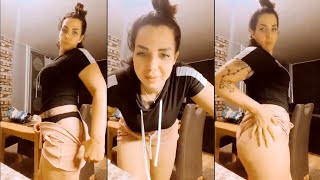 Athletic girl | لایو سکسی بدن نمایی دختر ورزشکار ایرانی