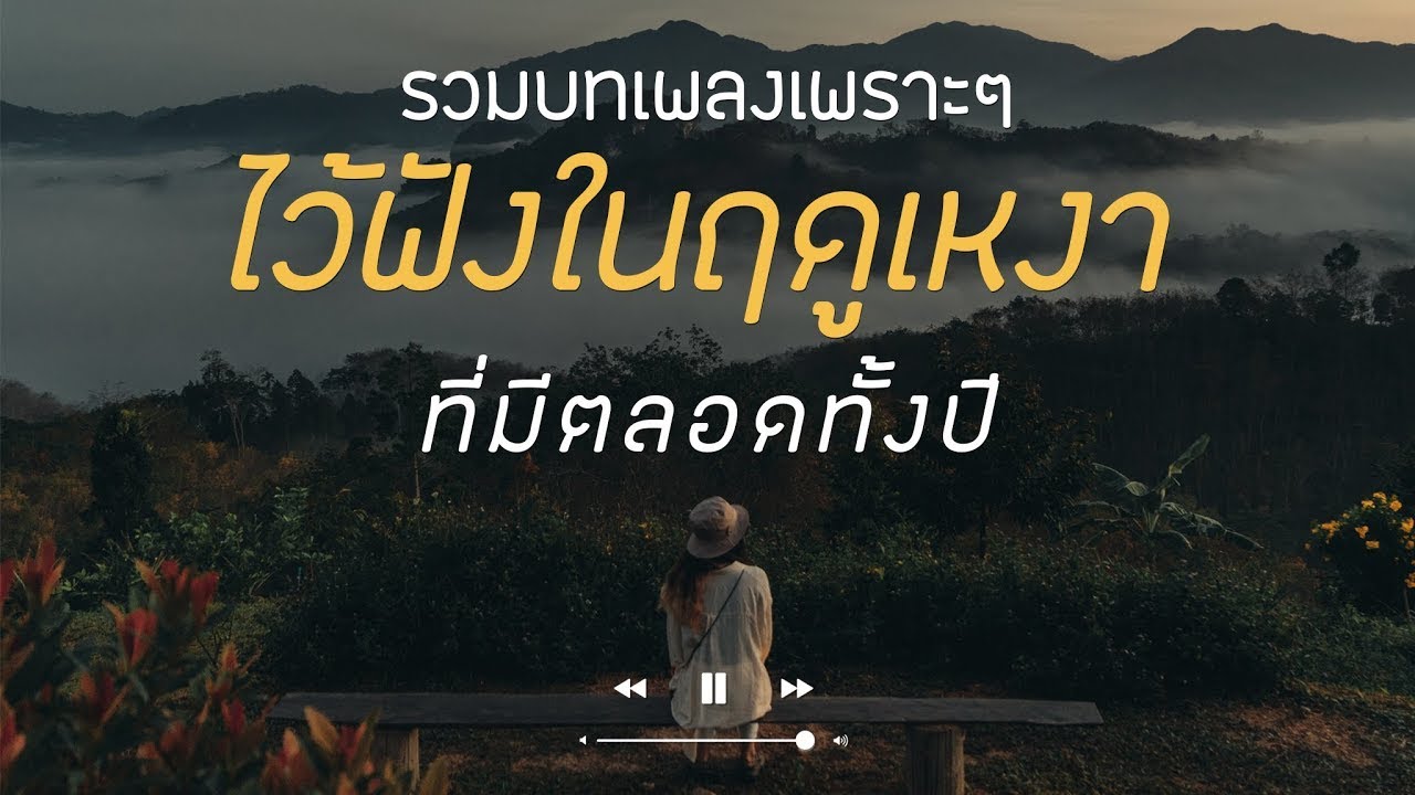 รวมบทเพลงเพราะๆ ไว้ฟังในฤดูเหงา 🎼 (ฤดูเหงานั้นมีตลอดทั้งปี) 🌳💚