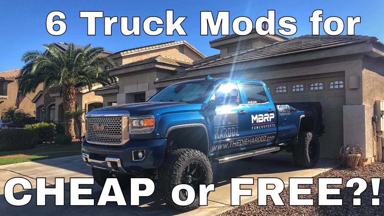 CHEAP or FREE Truck mods!!! - YouTube