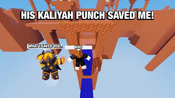 His kaliyah punch SAVED ME..👊🤜🤜