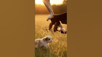 Capybara Saves a Puppy from an Eagle Attack 🦫🐶🦅#shortvideo #shorts #funny #animals #Capybara