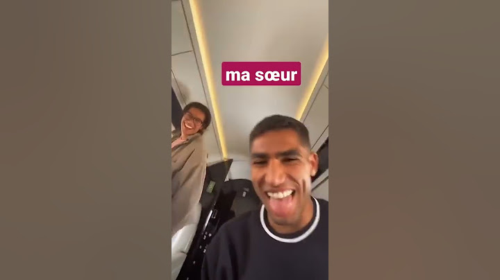 ma sœur achraf hakimi
