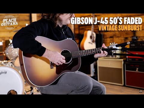 No Talking...Just Tones | Gibson J-45 50's Faded | Vintage Sunburst