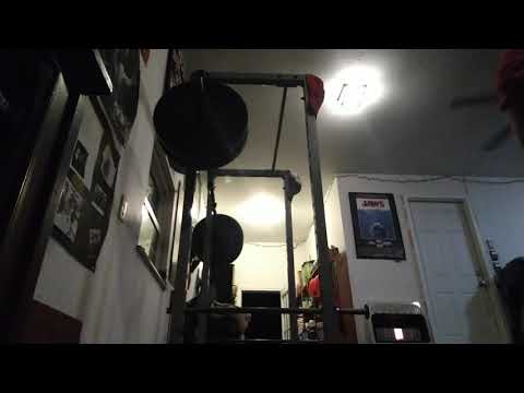 Dad (Old Fat Man) Does weighted pull-ups