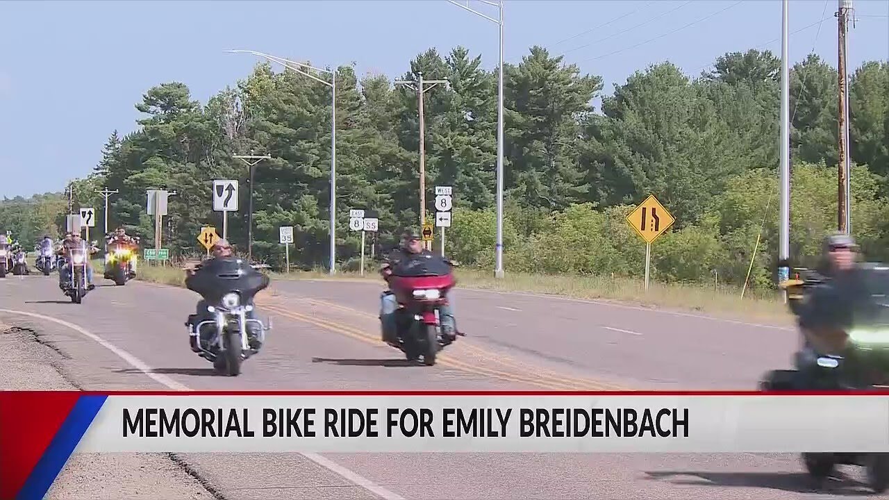 Memorial Bike Ride for Officer Emily Breidenbach - YouTube