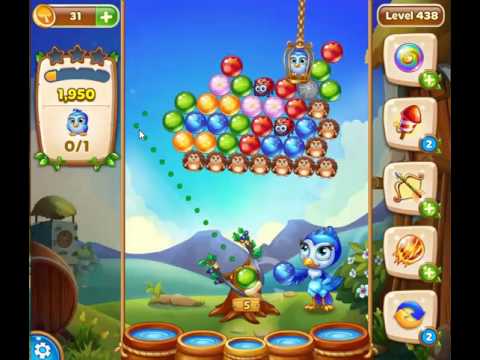 Forest Rescue Bubble Pop Level 438 NO BOOSTERS