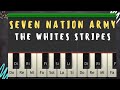 The whites stripes seven nation army tutorial Piano por profe Roberto