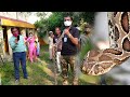 वृद्धाश्रम में घुस गया खतनाक जहरीला सांप Today rescue Russell's viper snake from Ahmednagar