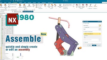 [Lệnh mới] Lắp ráp nhanh hơn với lệnh Assemble mới trên NX 1980