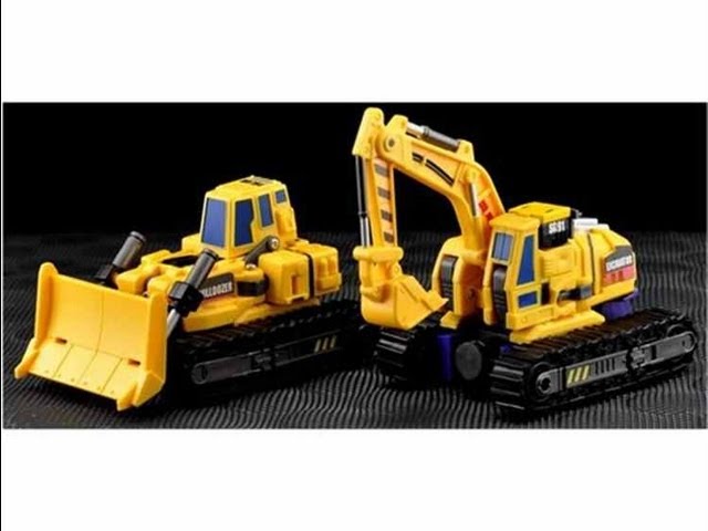 Matrix 2-in-1 Build-It Kit - Excavator & Bulldozer - JAKKS Pacific