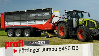 Elefantastisch: Kombiladewagen Pöttinger Jumbo 8450 DB | profi #Praxistest