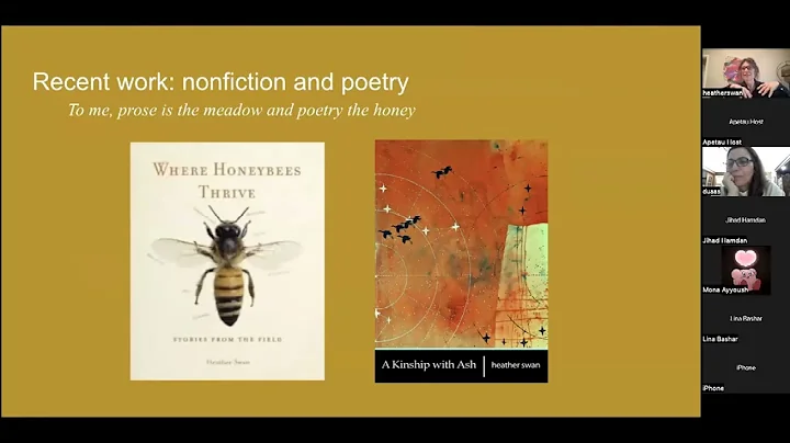 Heather Swan :"Ecopoetry and Bees: Pollinating our...
