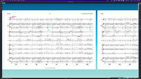 Dorico factory settings vs. Scoring Express