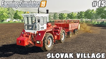 Fertilizer with manure, sowing soybeans & wheat | Slovak Village | Farming simulator 19 | ep #15