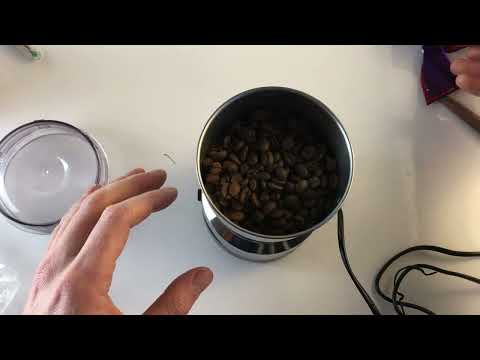 Распаковка кофемолки good helper cg-k02